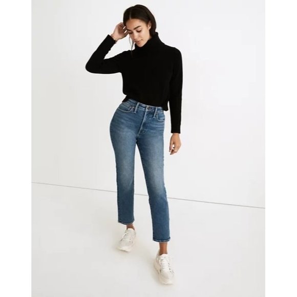 Madewell The Perfect Vintage Jean in Melgrove Wash 25 New Denim Pants (hemmed) - Picture 4 of 15